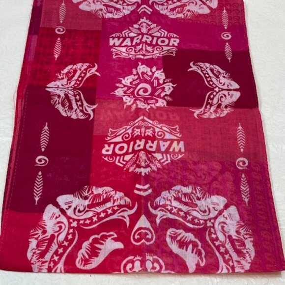 NEW Breast Cancer Awareness: Ford Warriors in Pink Bandana Scarf 52"x9" - Picture 4 of 5